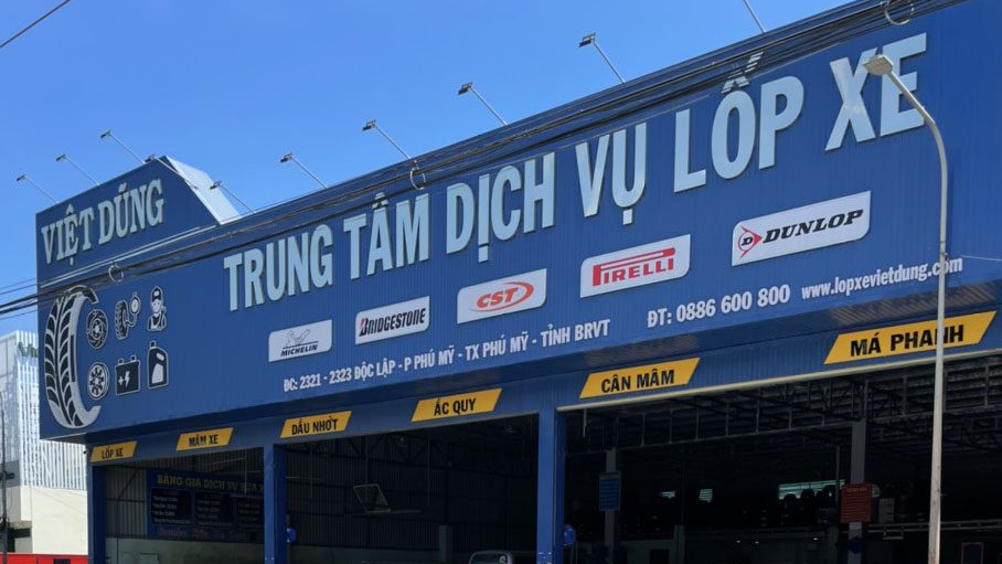 BR-VT: Đại lí lốp - CÔNG TY TNHH ĐT TM XNK LỐP XE VIỆT DŨNG